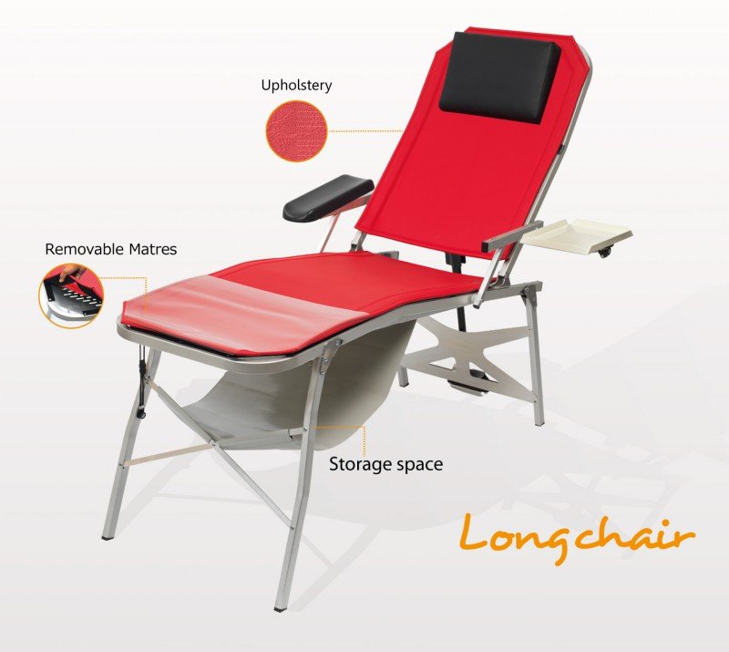 Scaun MOBIL pentru donare sange. model LongChair - STRUB Germania
